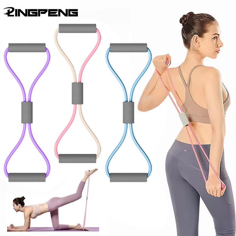 Yoga Fitness Resistance Band - 1 Adet Ev Spor Salonu Elastik