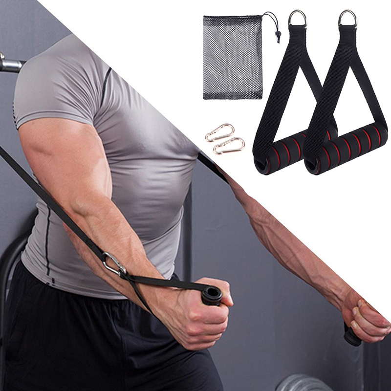 Yoga Fitness Resistance Band - 【F】Ağır Hizmet Tipi Kablo Makinesi Sapı,