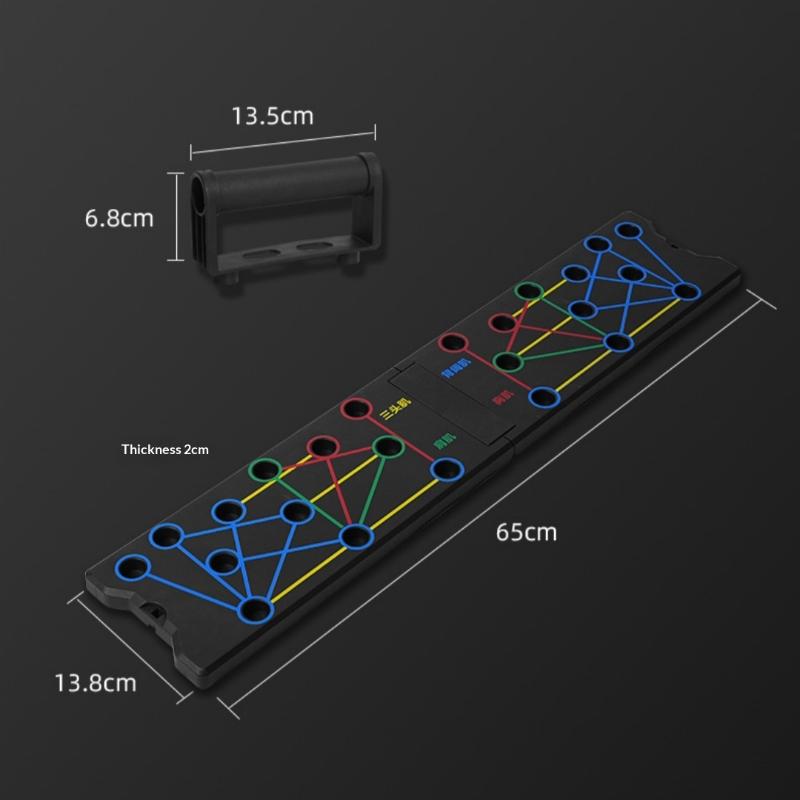 Push Up Board - Evde Kullanım İçin 24 Delikli Şınav