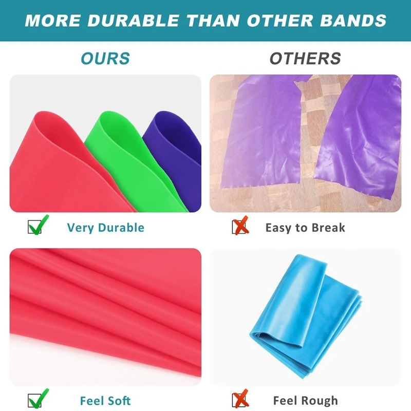 Doğal Lateks Direnç Bantları,  - Yoga Fitness Resistance Band incelemesi ve fiyatı