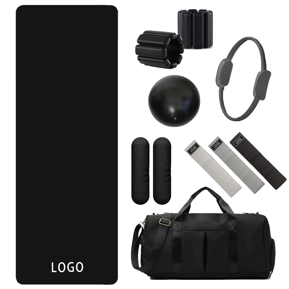 Özel Logolu Spor Salonu Yoga T - Yoga Fitness Resistance Band incelemesi ve fiyatı