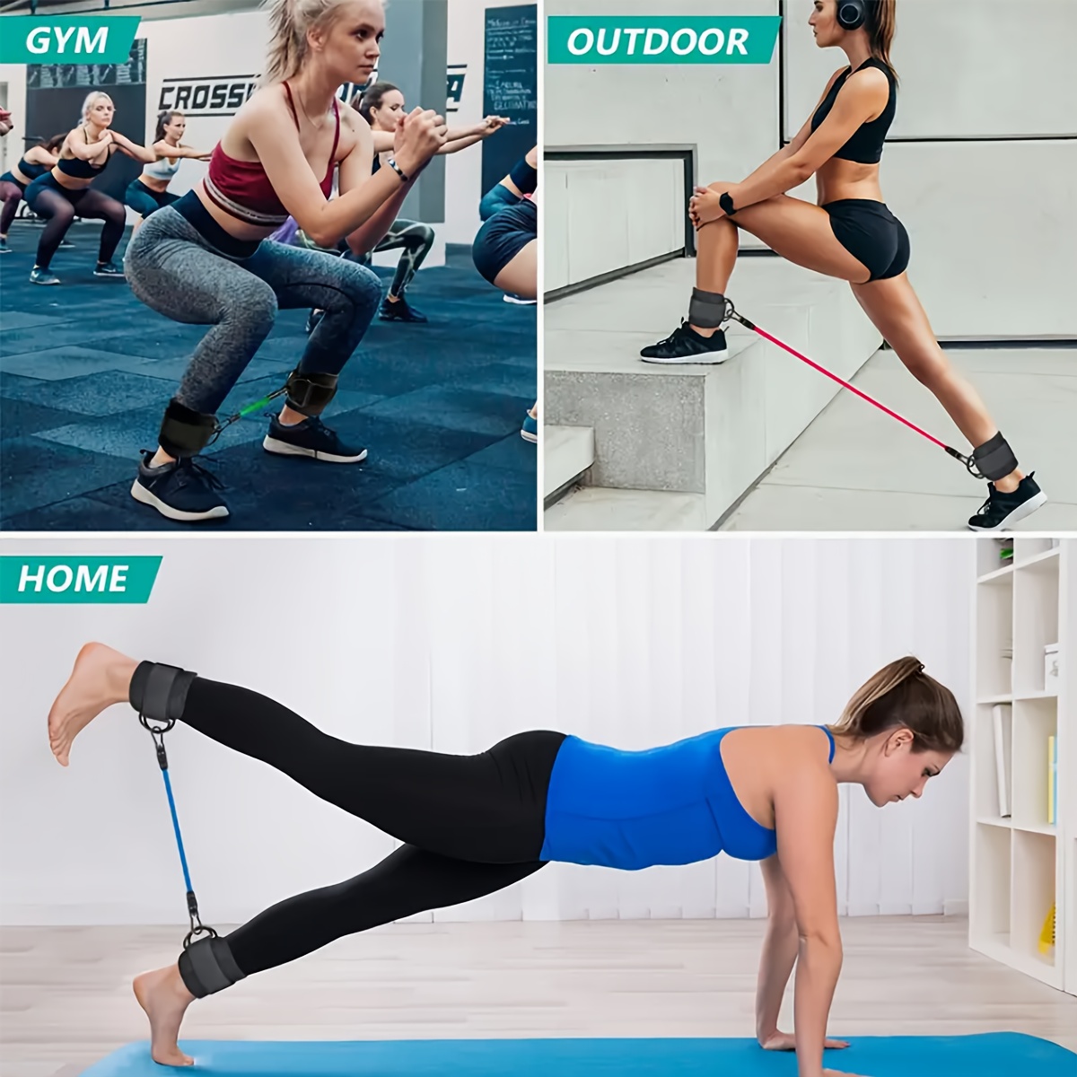 5 Parçalı Ayak Bileği Direnç B - Yoga Fitness Resistance Band incelemesi ve fiyatı