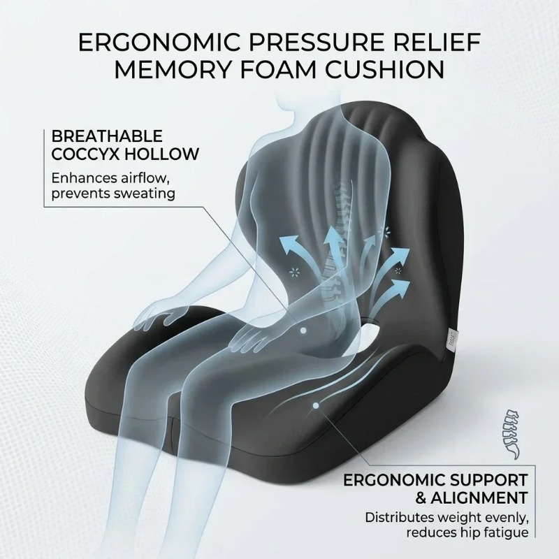 Kokseks Destekli Oturma Minder - Posture Corrector Back incelemesi ve fiyatı