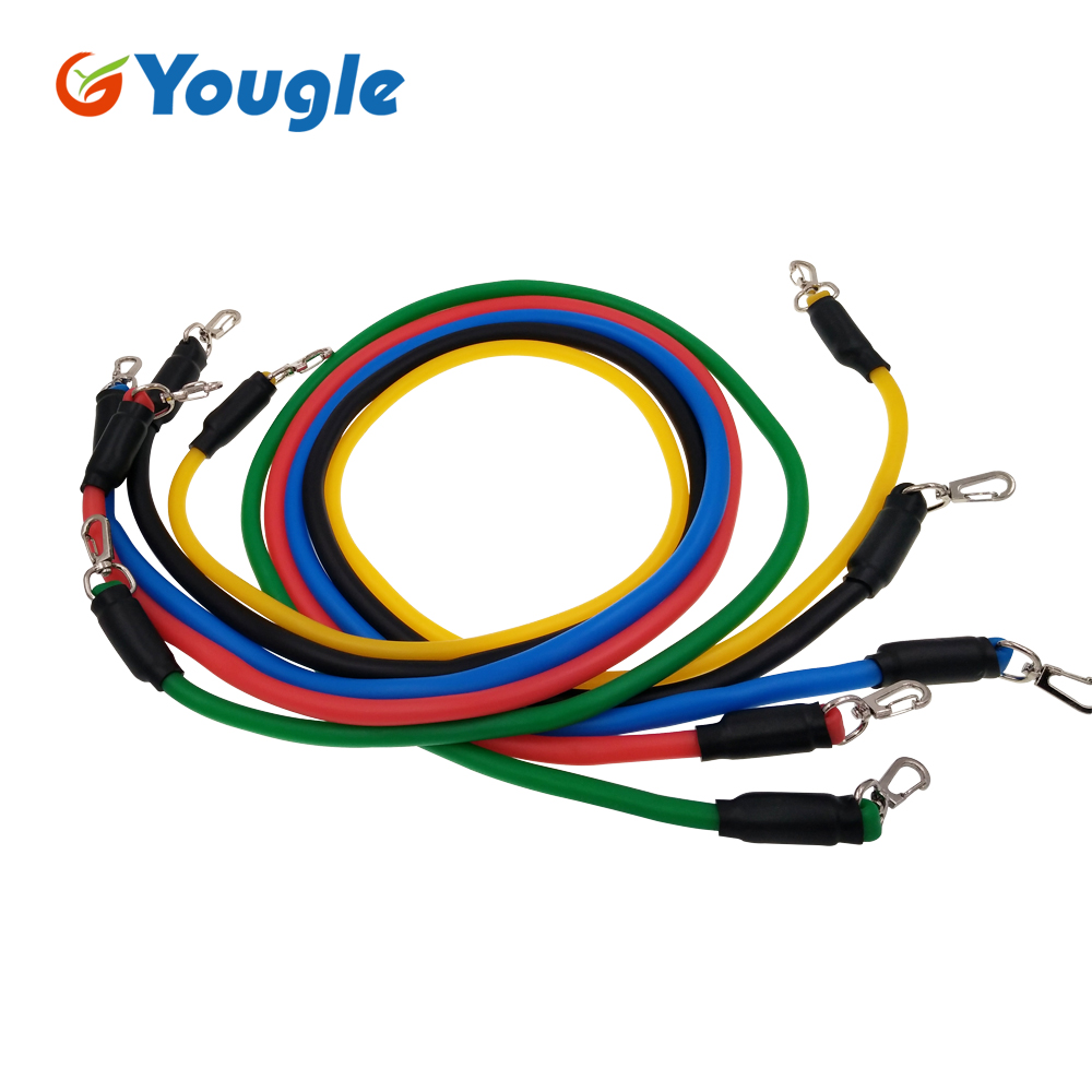 YOUGLE 11 adet/takım çekme hal - Yoga Fitness Resistance Band incelemesi ve fiyatı
