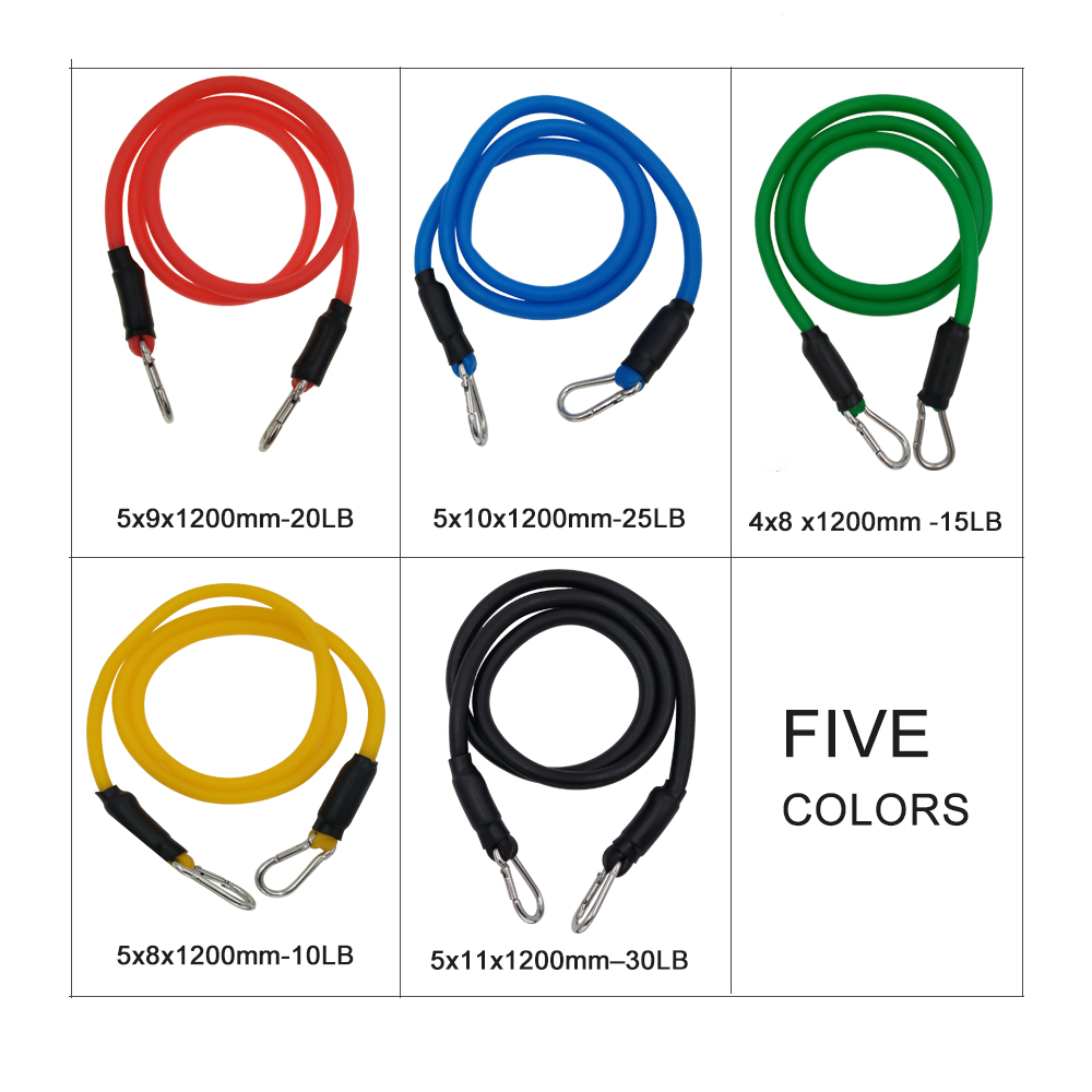 YOUGLE 11 adet/takım çekme hal - Yoga Fitness Resistance Band incelemesi ve fiyatı